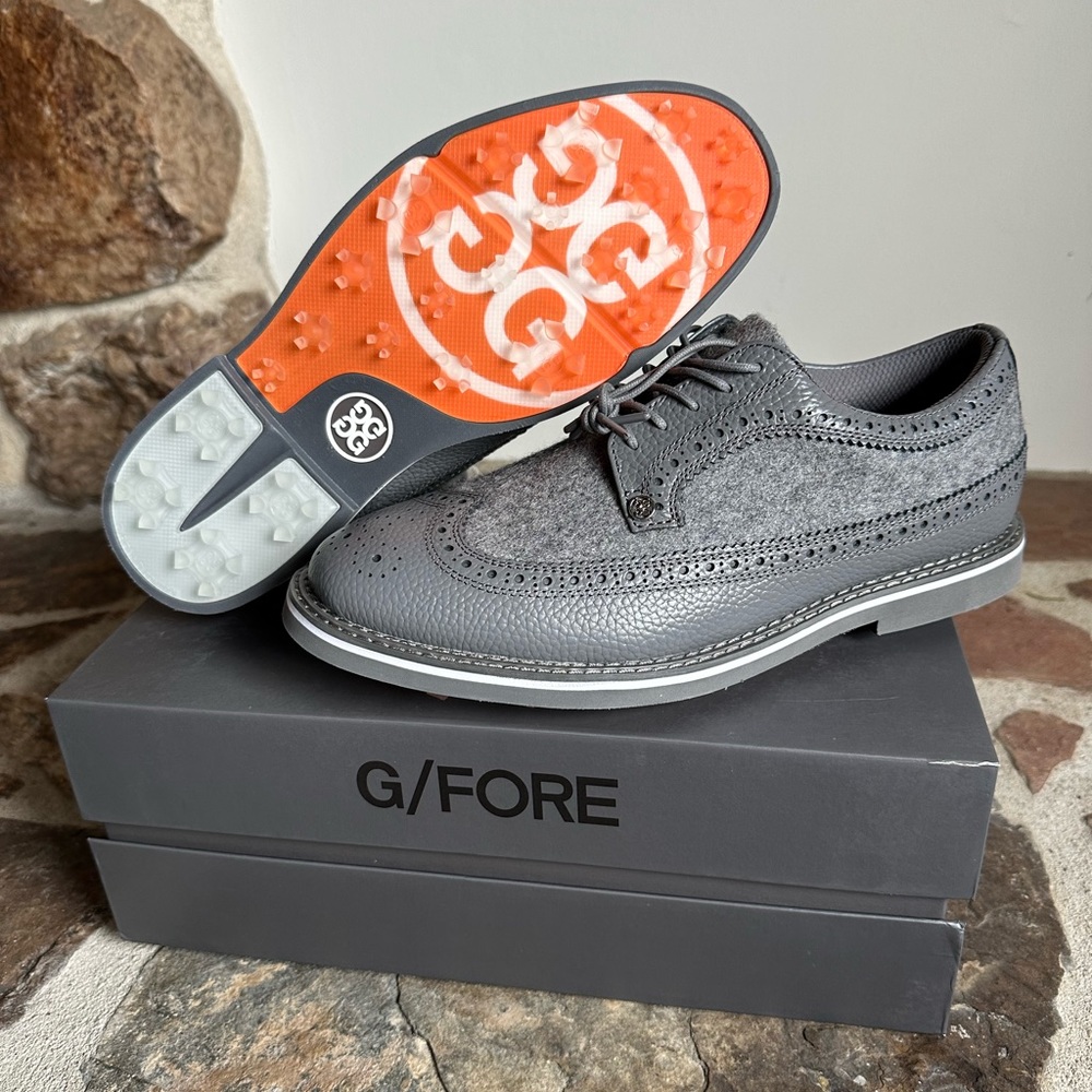 G/Fore Long Wing Gallivanter Men’s Golf Shoes -Heather Grey